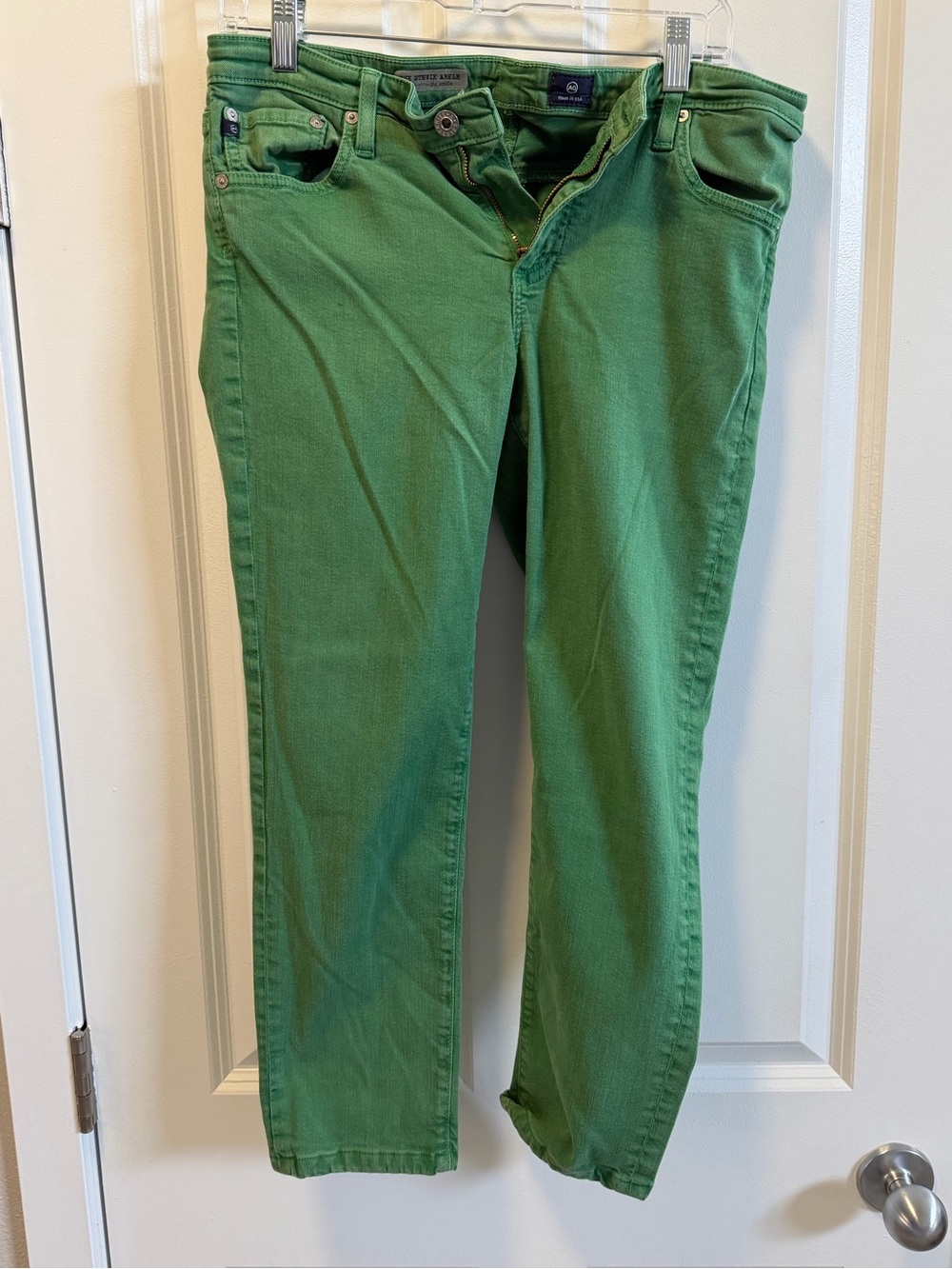 Adriano Goldscmied green jeans